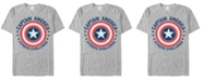 Fifth Sun Marvel Men's Comic Collection Captain America Fitness Challenge Short Sleeve T-Shirt